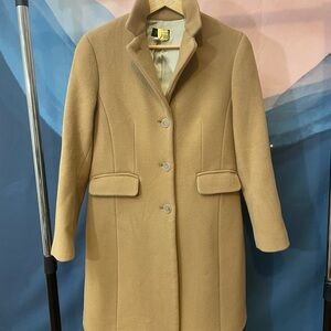 J. Crew Classic Camel Coat 2P
